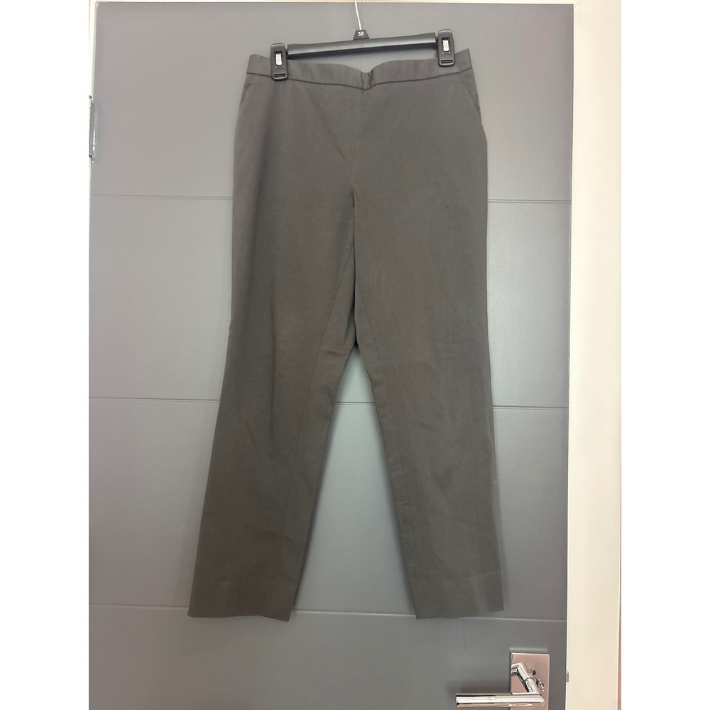 The Row  Straight Leg‎ Stretch Pants Charcoal Gray Women's Size 6